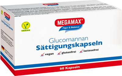MEGAMAX Sättigungskapseln Glucomannan