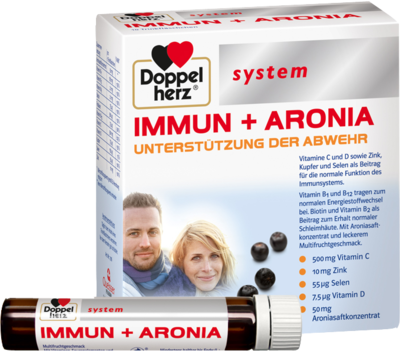 DOPPELHERZ Immun+Aronia system Ampullen