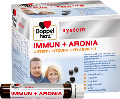 DOPPELHERZ Immun+Aronia system Ampullen