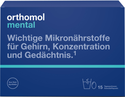 ORTHOMOL mental Granulat/Kapseln 15 Tage Kombip.