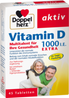 DOPPELHERZ Vitamin D3 1000 I.E. EXTRA Tabletten
