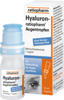 HYALURON-RATIOPHARM Augentropfen