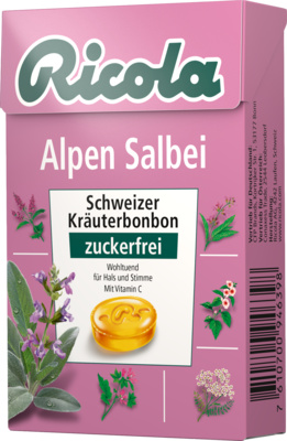 RICOLA o.Z.Box Salbei Alpen Salbei Bonbons