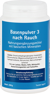 BASENPULVER 3 nach Rauch