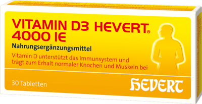 VITAMIN D3 HEVERT 4000 I.E. Tabletten