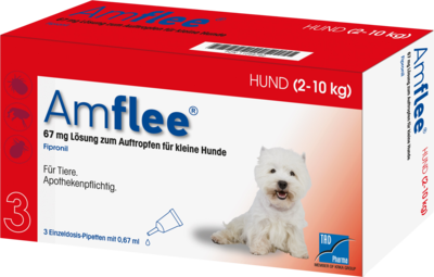 AMFLEE 67 mg Spot-on Lsg.f.kleine Hunde 2-10kg