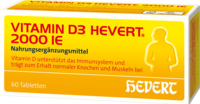 VITAMIN D3 HEVERT 2000 I.E. Tabletten