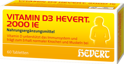 VITAMIN D3 HEVERT 2000 I.E. Tabletten