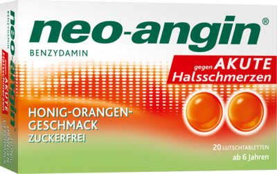NEO-ANGIN Benzydamin akute Halsschmerz.Honig-Oran.