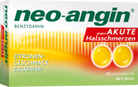 NEO-ANGIN Benzydamin akute Halsschmerzen Zitrone