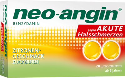 NEO-ANGIN Benzydamin akute Halsschmerzen Zitrone