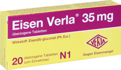 EISEN VERLA 35 mg überzogene Tabletten