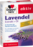 DOPPELHERZ Lavendel Extrakt+Öl Tabletten