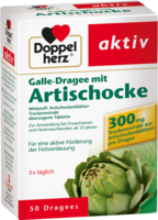 DOPPELHERZ Galle-Dragee mit Artischocke
