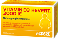 VITAMIN D3 HEVERT 2000 I.E. Tabletten