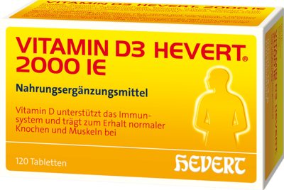 VITAMIN D3 HEVERT 2000 I.E. Tabletten
