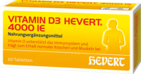 VITAMIN D3 HEVERT 4000 I.E. Tabletten