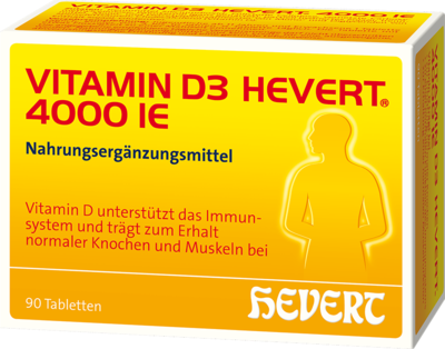 VITAMIN D3 HEVERT 4000 I.E. Tabletten