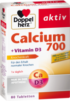 DOPPELHERZ Calcium 700+Vitamin D3 Tabletten