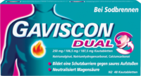 GAVISCON Dual 250mg/106,5mg/187,5mg Kautabletten
