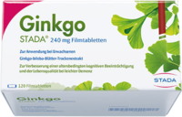 GINKGO STADA 240 mg Filmtabletten