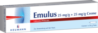 EMULUS 25 mg/g + 25 mg/g Creme