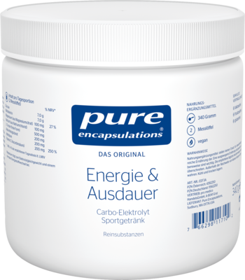 PURE ENCAPSULATIONS Energie & Ausdauer Pulver