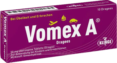 VOMEX A Dragees 50 mg überzogene Tabletten