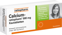 CALCIUM-RATIOPHARM 500 mg Kautabletten