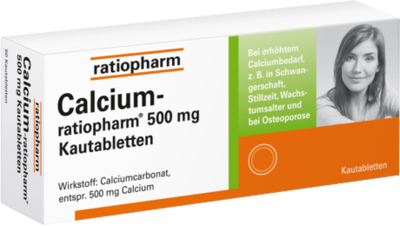 CALCIUM-RATIOPHARM 500 mg Kautabletten
