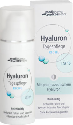 HYALURON TAGESPFLEGE riche Creme LSF 15