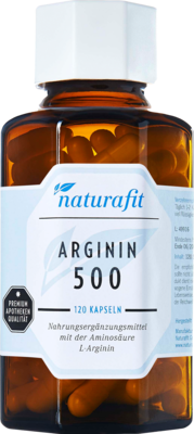 NATURAFIT Arginin 500 Kapseln