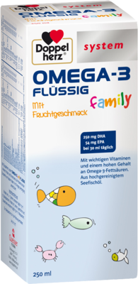 DOPPELHERZ Omega-3 flüssig family system