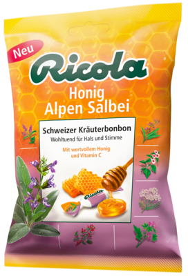RICOLA m.Z.Beutel Honig Alpen Salbei Bonbons