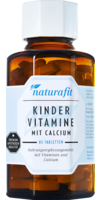 NATURAFIT Kindervitamine m.Calcium Lutschtabletten