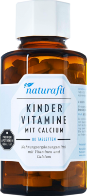 NATURAFIT Kindervitamine m.Calcium Lutschtabletten