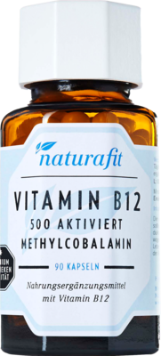NATURAFIT Vitamin B12 500 µg aktiviert Kapseln