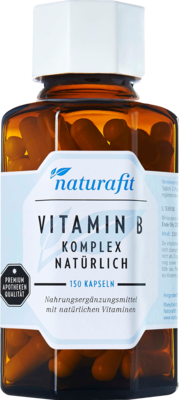 NATURAFIT Vitamin B Komplex natürlich Kapseln