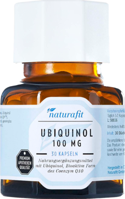 NATURAFIT Ubiquinol 100 mg Kapseln