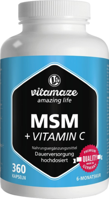 MSM HOCHDOSIERT+Vitamin C Kapseln