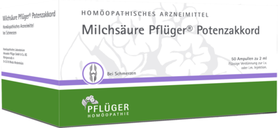 MILCHSÄURE Pflüger Potenzakkord Inj.-Lsg.Amp.