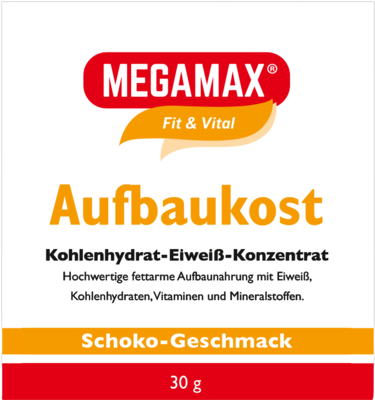 MEGAMAX Aufbaukost Schoko Pulver
