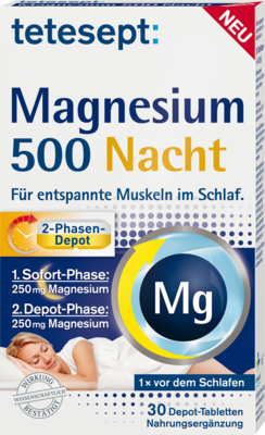 TETESEPT Magnesium 500 Nacht Tabletten