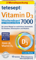 TETESEPT Vitamin D3 7.000 Wochendepot Filmtabl.