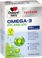 DOPPELHERZ Omega-3 pflanzlich system Kapseln