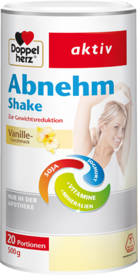 DOPPELHERZ Abnehm Shake Vanille Pulver