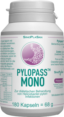 PYLOPASS MONO 200 mg bei Helicobacter pylori Kaps.
