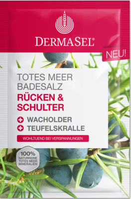 DERMASEL Totes Meer Badesalz Rücken & Schulter