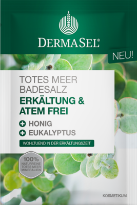 DERMASEL Totes Meer Badesalz Erkältung & Atemfrei