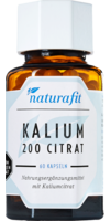NATURAFIT Kalium 200 Citrat Kapseln